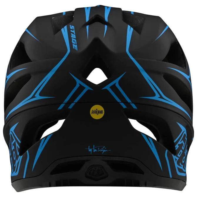 Troy Lee Designs Stage MIPS Full Face Helm Pinstripe - Image 2